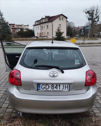 Toyota Auris cena 14500 przebieg: 189000, rok produkcji 2009 z Gdańsk małe 352